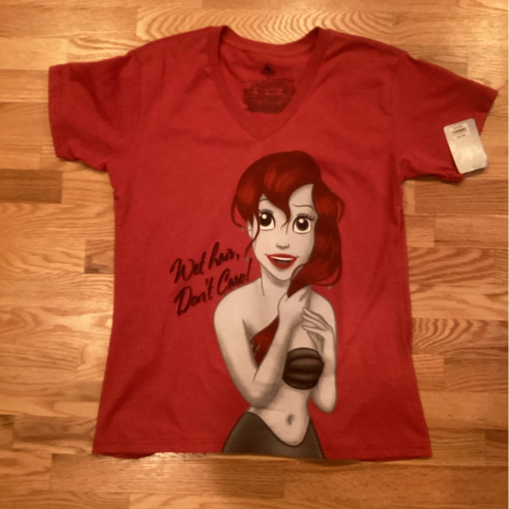 Disney Red T-Shirt with Character Design